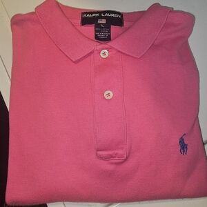 Ralph Lauren Vintage Polo Sport Polo Dark Pink L